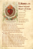 Litany of the Most Sacred Heart of Jesus Prayer Card